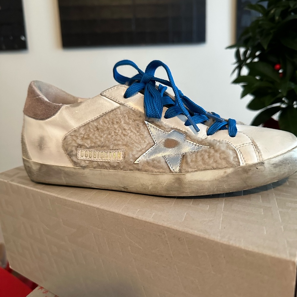 Golden Goose Shearling Sneaker - Picture 3 of 6
